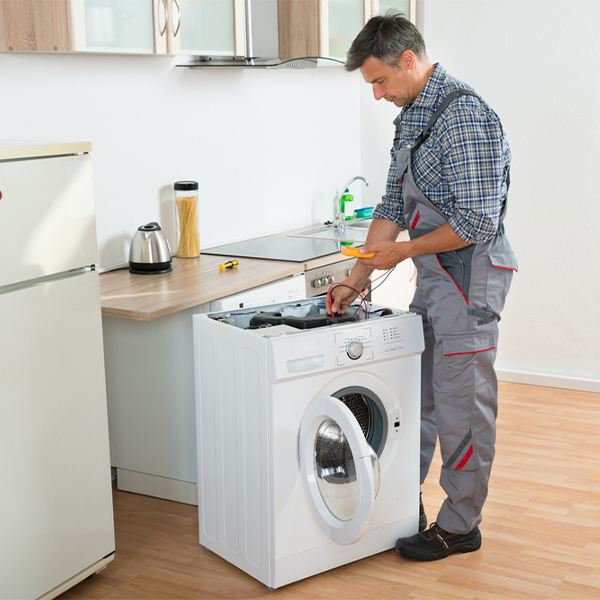 can you walk me through the steps of troubleshooting my washer issue in Schoenchen Kansas